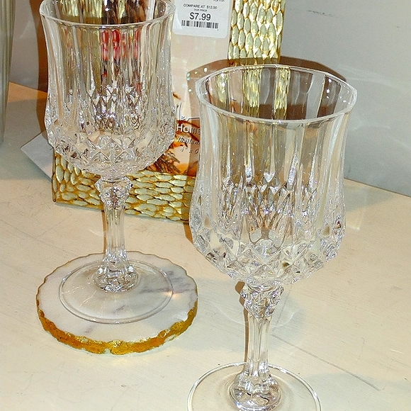 Six Exquisite Very Fine Crystal Stemware Pieces - Picture 10 of 13